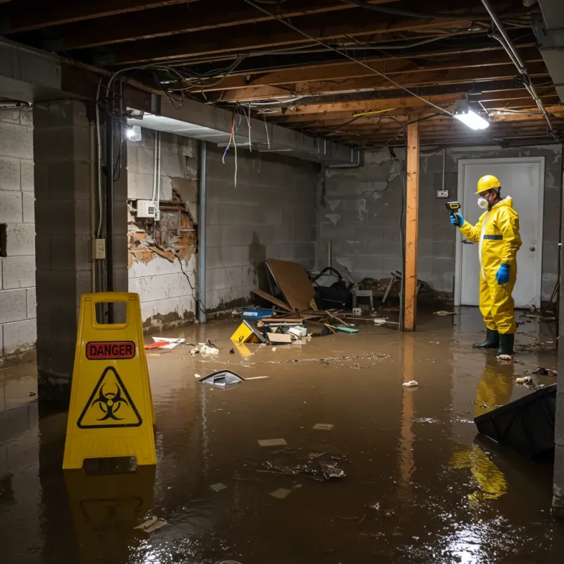 Flooded Basement Electrical Hazard in Pupukea, HI Property